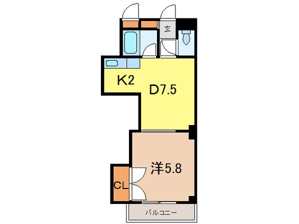 ラメール旭川の物件間取画像